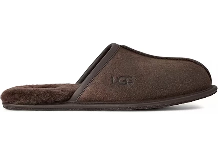 Мужские тапочки Ugg Scuff Leather, пыльно-коричневые