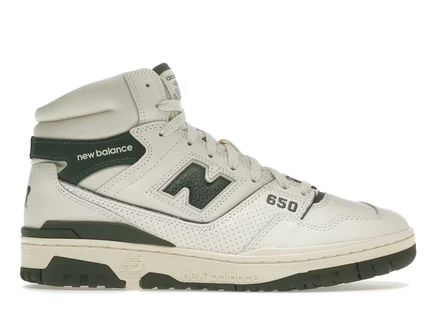 Мужские кроссовки New Balance 650R, бело-зеленые