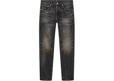 Мужские узкие джинсы Purple Brand Skinny, черные