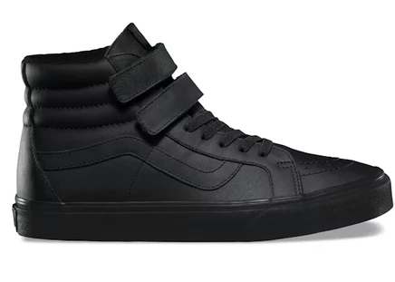 Мужские кожаные кеды Vans SK8-Hi Reissue V Mono, черные