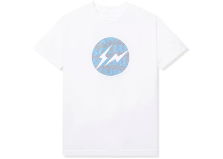Мужская футболка Anti Social Social Club x Fragment, белая