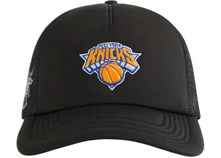 Мужская кепка-тракер KITH Satin Franchise Knicks, черная