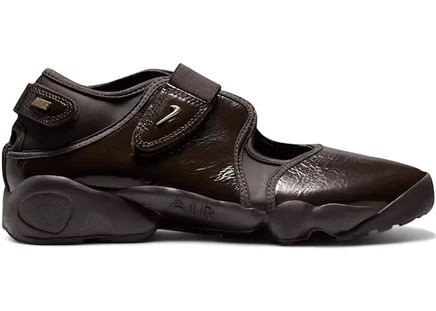 Женские кроссовки Nike Air Rift, бархатно-коричневые/золотистые