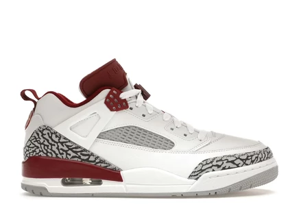 Мужские кроссовки jordan spizike low, с красными акцентами