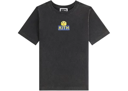 Детская футболка Kith x Capcom Servbot винтажная, черная