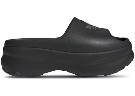 Женские сланцы Adidas Stan Smith Slides adiFOM, черно-серые