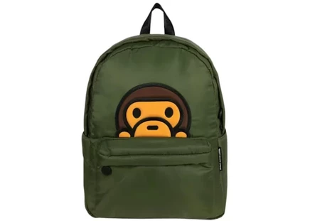 Унисекс рюкзак Bape Baby Milo средний, зеленый