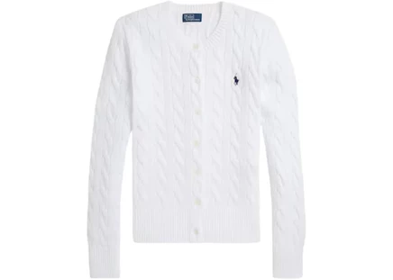 Женский кардиган Polo Ralph Lauren с длинными рукавами, белый