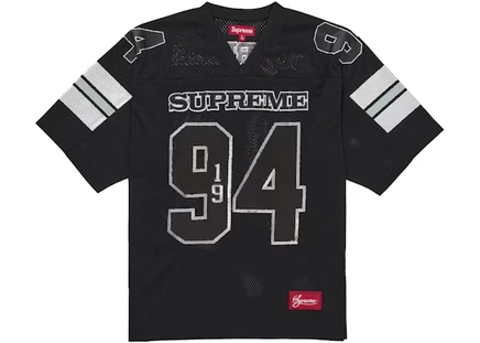 Мужское джерси Supreme Sequin Football, черное