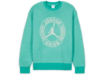 Мужской свитер Jordan x Union MJ, зелено-белый