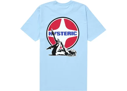 Мужская футболка Supreme Hysteric Glamour, светло-голубая