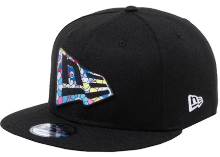 Унисекс кепка New Era 9Fifty Murakami, черная/радужная