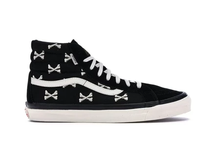 Мужские кроссовки Vans Sk8-Hi WTAPS Crossbones, черные