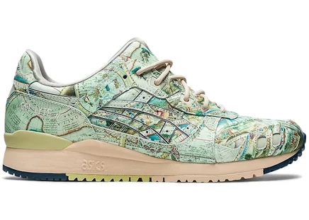 Мужские кроссовки Asics Gel‑Lyte III Atmos, зелёные/тёмно‑синие