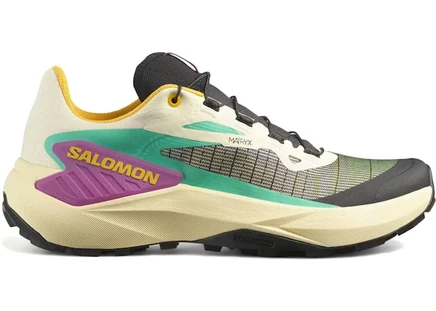 Женские кроссовки Salomon Genesis, желто-фиолетовые