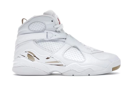 Мужские кроссовки Jordan 8 Retro OVO, белые