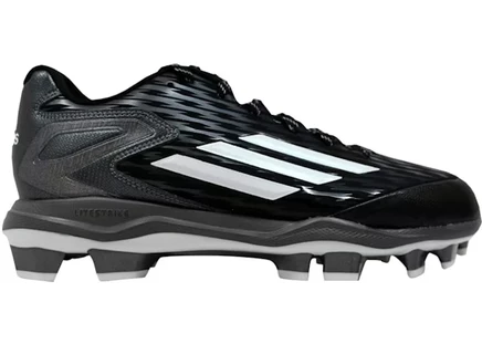 Мужские кроссовки Adidas Power Alley 3 TPU, черно-бело-серые