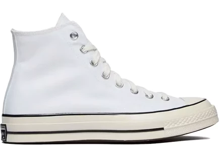 Кроссовки Converse Chuck Taylor All Star 70 Hi, белые/черные/слоновая кость