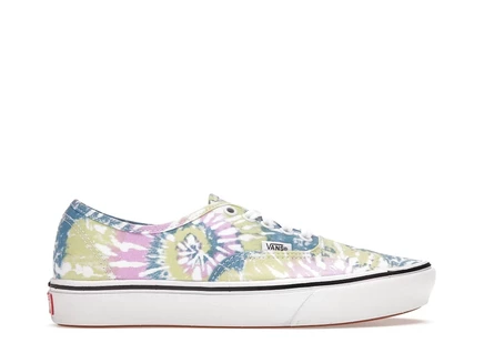 Мужские кроссовки Vans ComfyCush Tie‑Dye, лилово-белые