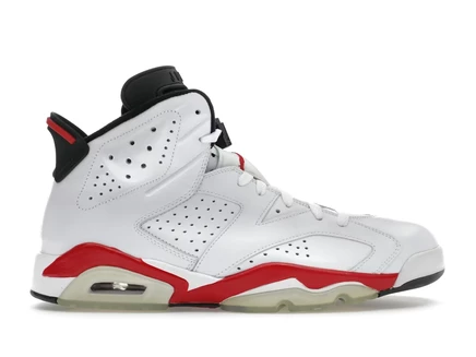 Мужские кроссовки Jordan 6 Retro Bulls 2010, бело-красно-черные