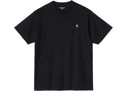 Мужская футболка Carhartt WIP American Script, черная