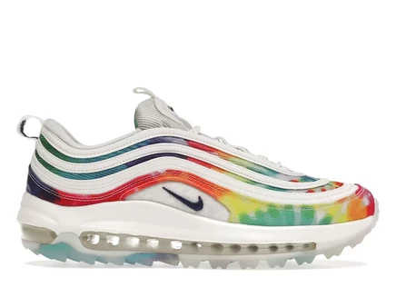 Nike Air Max 97 Golf Tie Dye summit white/lemon venom-indigo fog-deep royal blue