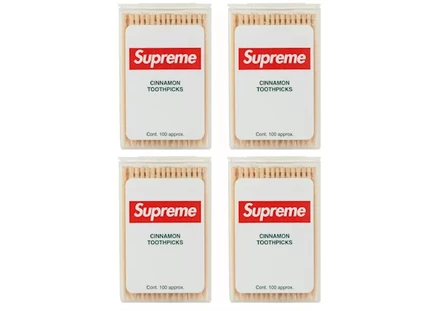 Унисекс зубочистки Supreme Cinnamon (набор 4 шт.), разноцветные