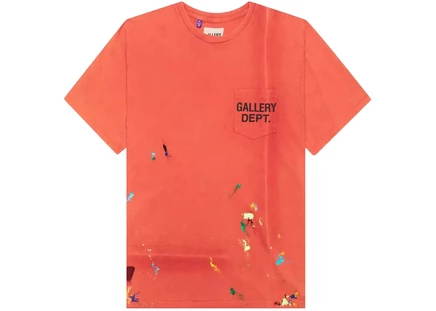 Gallery Dept. Vintage Logo Painted T-shirt Red red