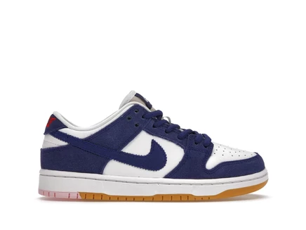 Детские кеды Nike SB Dunk Low LA Dodgers (PS), сине-белые
