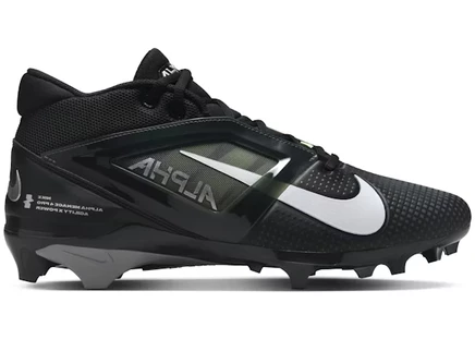 Мужские кроссовки nike alpha menace 4 pro, черно-серо-белые