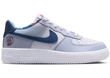 Детские кроссовки Nike Air Force 1 Low, белые/тёмно-синие