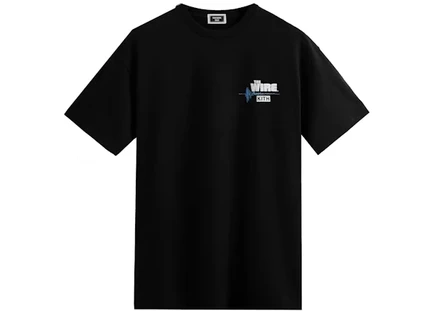 Мужская футболка KITH The Wire Soundwave, черная