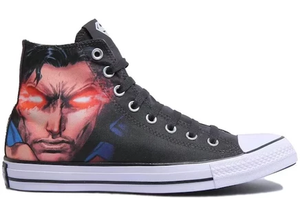 Женские кеды Converse Chuck Taylor All Star Hi Superman, черные