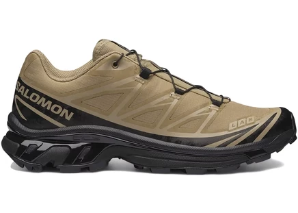 Мужские кроссовки Salomon XT-6, зелено-черно-серебристые