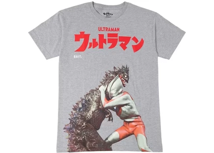 Мужская футболка BAIT x Ultraman Fight, серая
