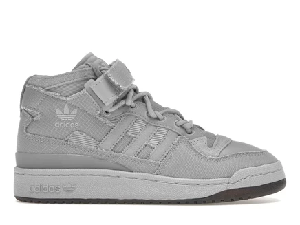 Унисекс кроссовки adidas forum mid ivy park, серебристые/пыльно-фиолетовые