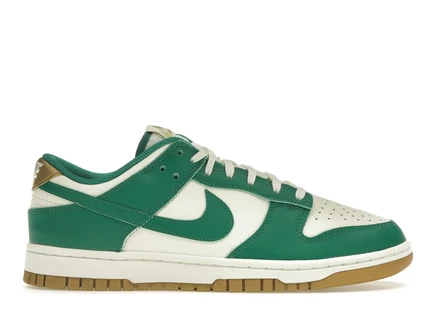 Женские кроссовки Nike Dunk Low Malachite, зелено-золотые
