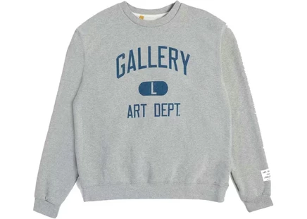 Мужская толстовка Gallery Dept. Art Dept, серо-меланжевая