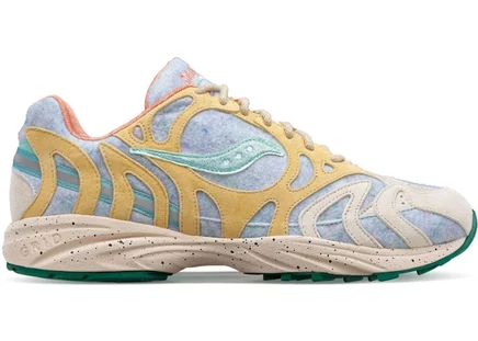 Мужские кроссовки Saucony Grid Azura 2000 Felt, серо-многоцветные