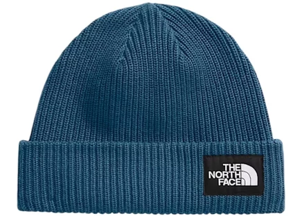 Мужская шапка The North Face Salty с подкладкой, голубая