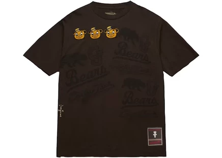 Унисекс футболка Travis Scott Cal Bears Seal, коричневая