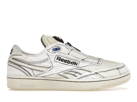 Мужские кроссовки Reebok Club C 85 Pump Market, белые