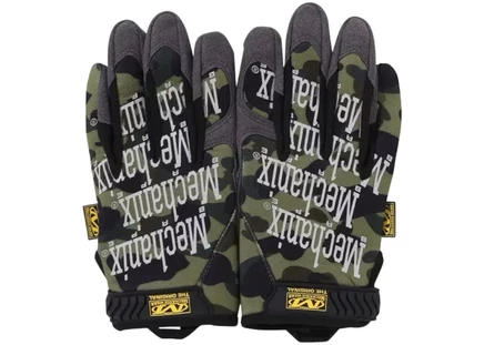 BAPE 1st Camo Mechanix Wear Gloves Green green