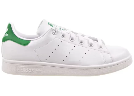 Женские кроссовки Adidas Stan Smith, бело‑зеленые