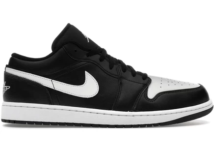 Кроссовки Jordan 1 Low, черно-белые