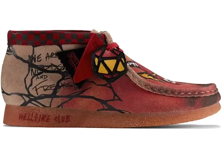 Детские кроссовки Clarks Originals Wallabee Stranger Things