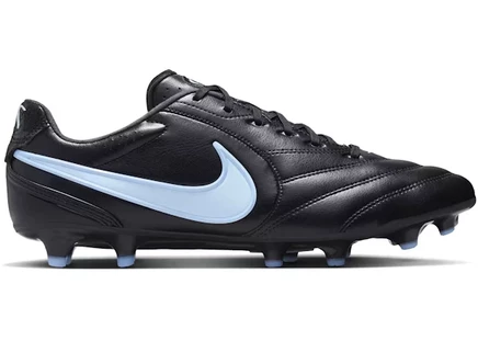 Мужские бутсы Nike Tiempo Ligera Pro FG Shadow Pack, черно-голубые