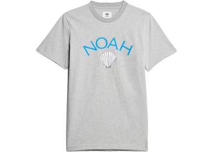 Мужская футболка Noah x adidas Originals Running, серый меланж