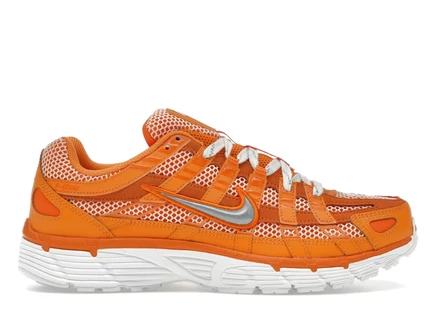 Мужские кроссовки Nike P-6000 Premium, оранжево-серебристые