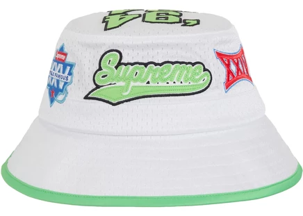 Мужская панама Supreme Playoffs Mesh Crusher, белая